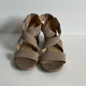 Naturalizer Suede Strappy Heel